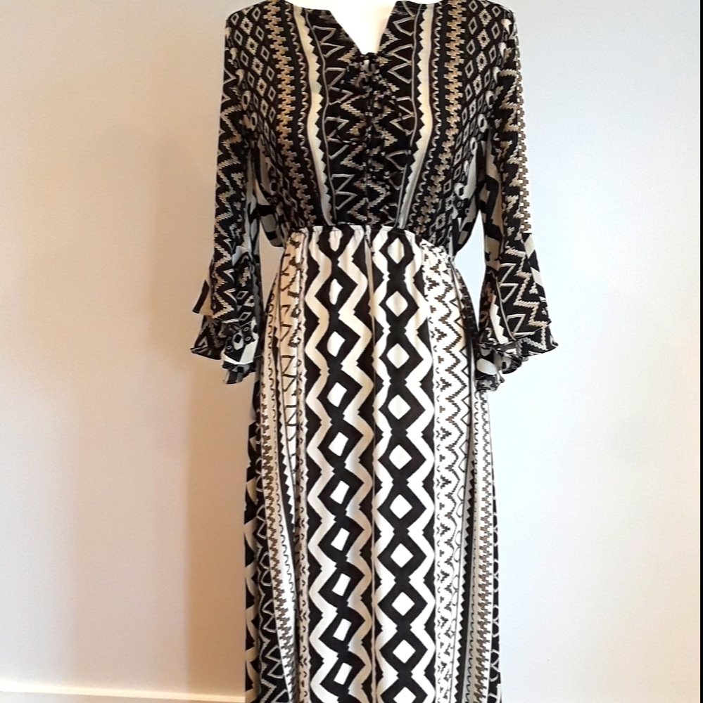 Long sleeve Maxi Dress